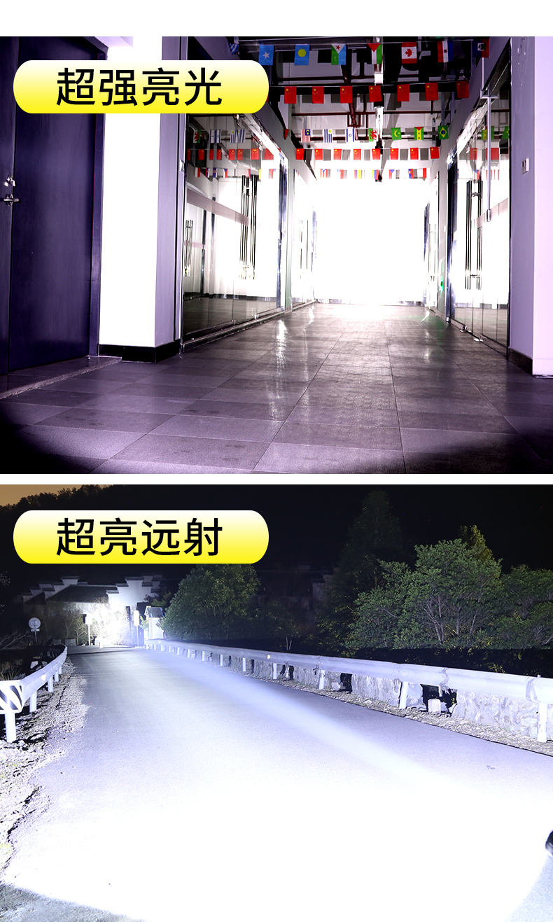 ไฟฉายสะพาย และจับถือ พร้อมขาตั้ง ขนาดใหญ่ Kinsach KS 1030 P50