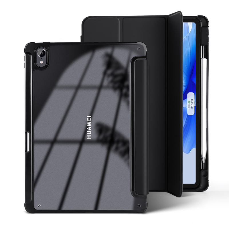 เคส Huawei MatePad 11.5 ด้านหลังอะคริลิคใส พร้อมฝาหน้าพับตั้งได้