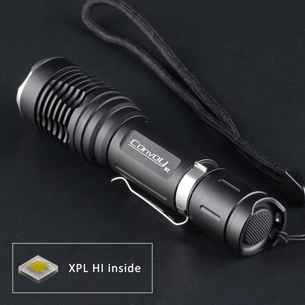 ไฟฉายพกพาคุณภาพสูง Convoy M2 XHL hi LED