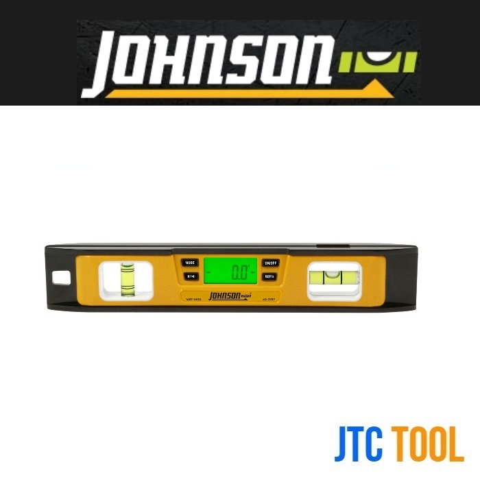 ระดับน้ำดิจิตอลฐานแม่เหล็ก 10นิ้ว - 10" Magnetic Digital Torpedo Level No.1457-1000 [Brand: Johnson]