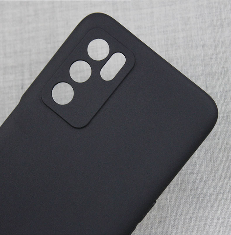 เคส OPPO A16 แบบ TPU บางอ่อนเรียบ สีดำ