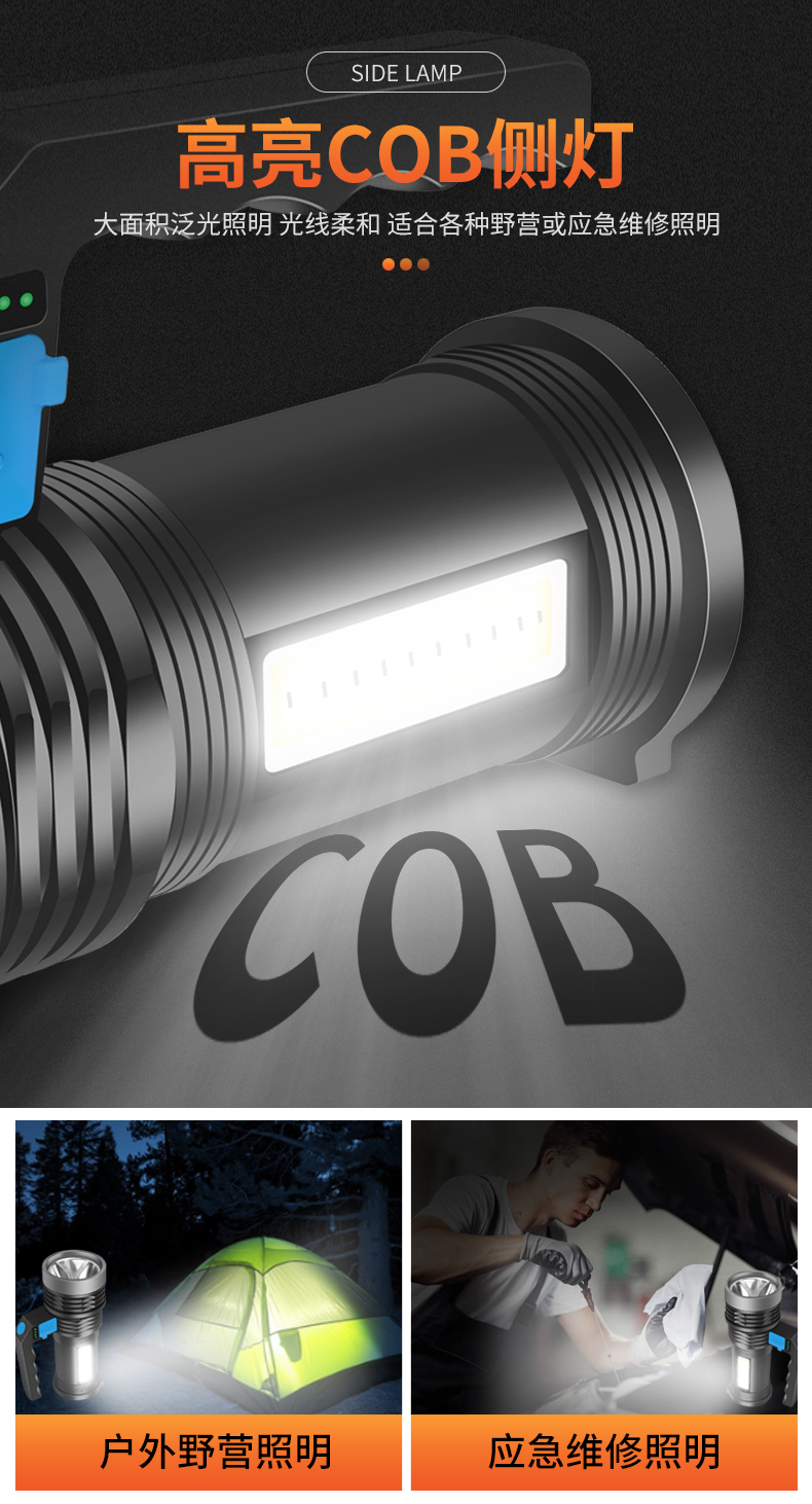 ไฟฉายสะพาย และจับถือ ขนาดกลาง รุ่นใหม่ Shinefire XP