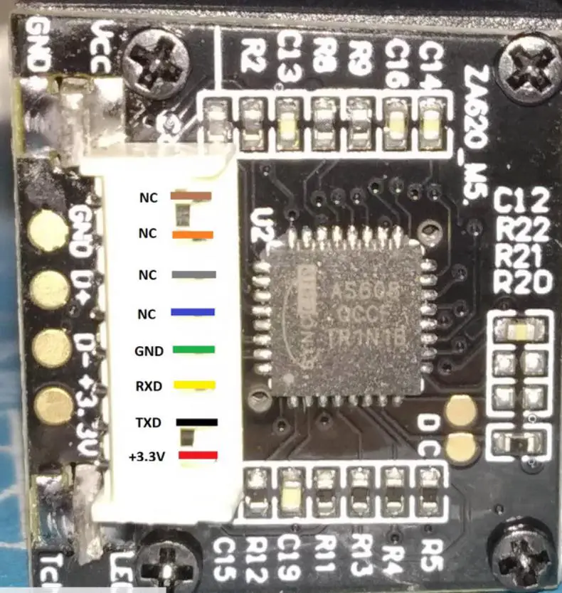 เซ็นเซอร์สแกนลายนิ้วมือ อ่านลายนิ้วมือสำหรับ Arduino JM-101B/AS608 Fingerprint Reader Sensor