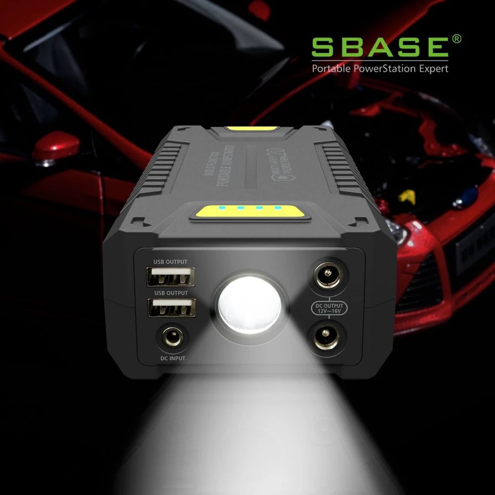ที่ชาร์จแบตเตอรี่รถยนต์ฉุกเฉินขนาดใหญ่พิเศษ Jump starter คุณภาพสูง S-Base T242 / จั๊มสตาร์ท