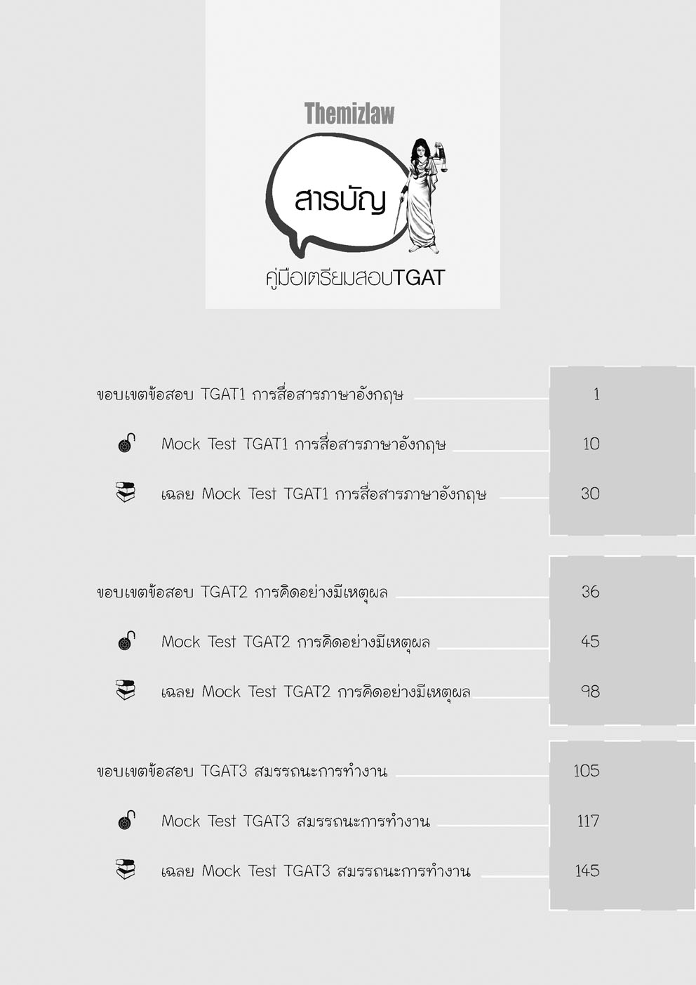 คู่มือเตรียมสอบ TGAT by TheMizlaw โดย พ.ศ.พัฒนา