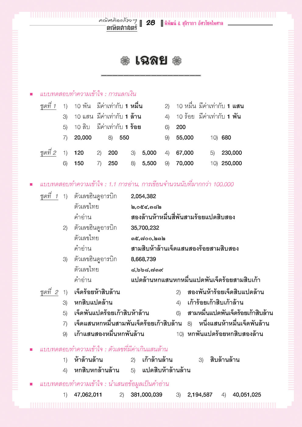 คณิตคิดกล้วยๆ คณิตศาสตร์ ป.4 เล่ม 1 (หลักสูตรใหม่) โดย พ.ศ.พัฒนา