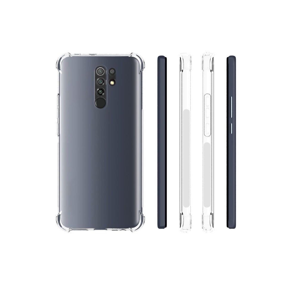 เคส Xiaomi Redmi 9 ใสเสริมขอบและมุมกันกระแทก