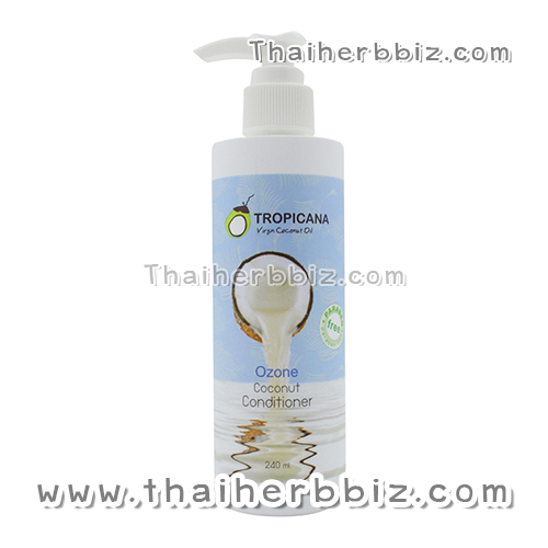 ครีมนวดผมน้ำมันมะพร้าวทรอปิคานา กลิ่นโอโซน สูตร NON PARABEN (Coconut Conditioner)