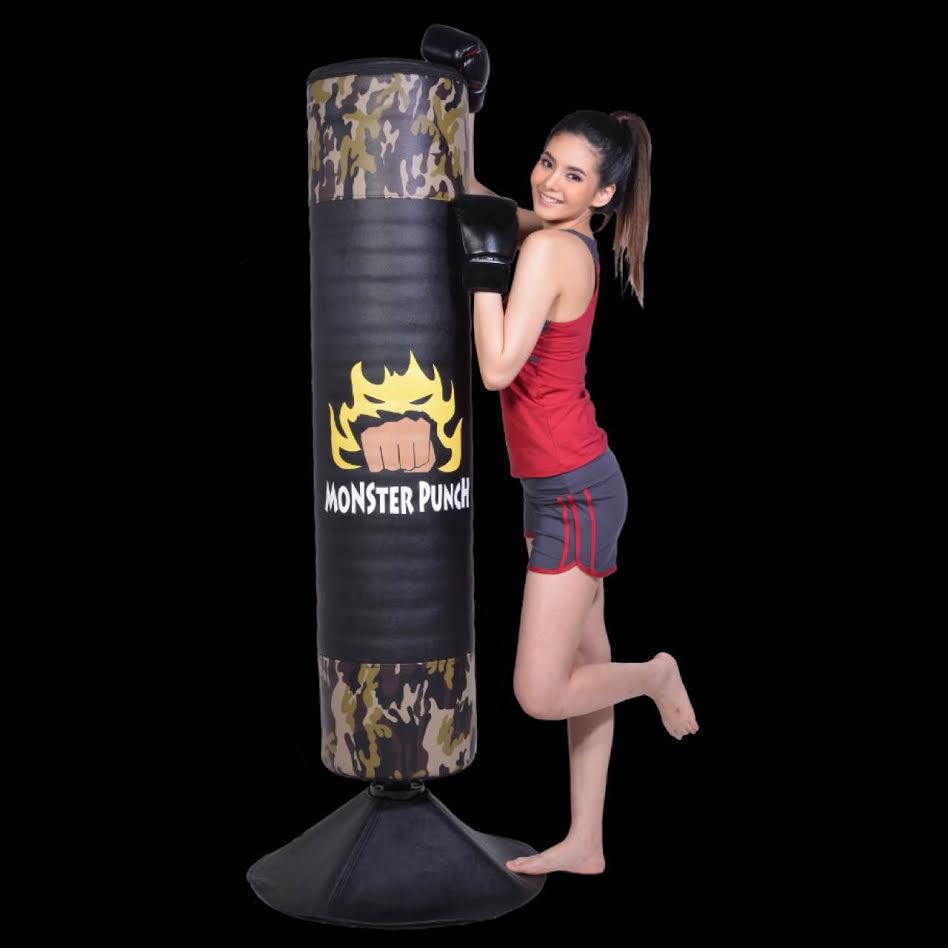 กระสอบทรายชกมวย Monster Punch ชกมวย ขนาดกลาง ลายพราง ราคาโปรโมชั่น