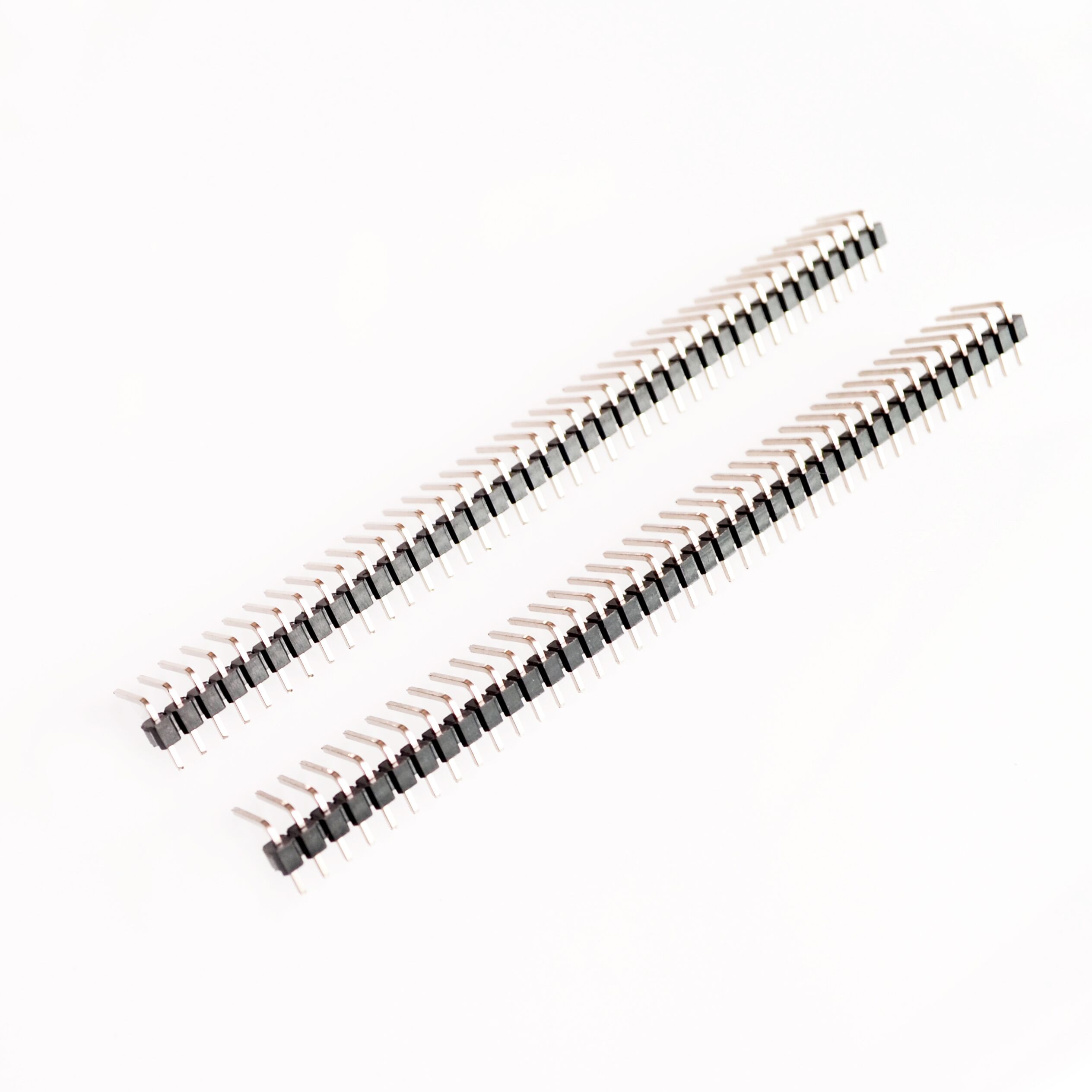 40 Pin 2.54mm Pin Header Single Row Pin Male งอ
