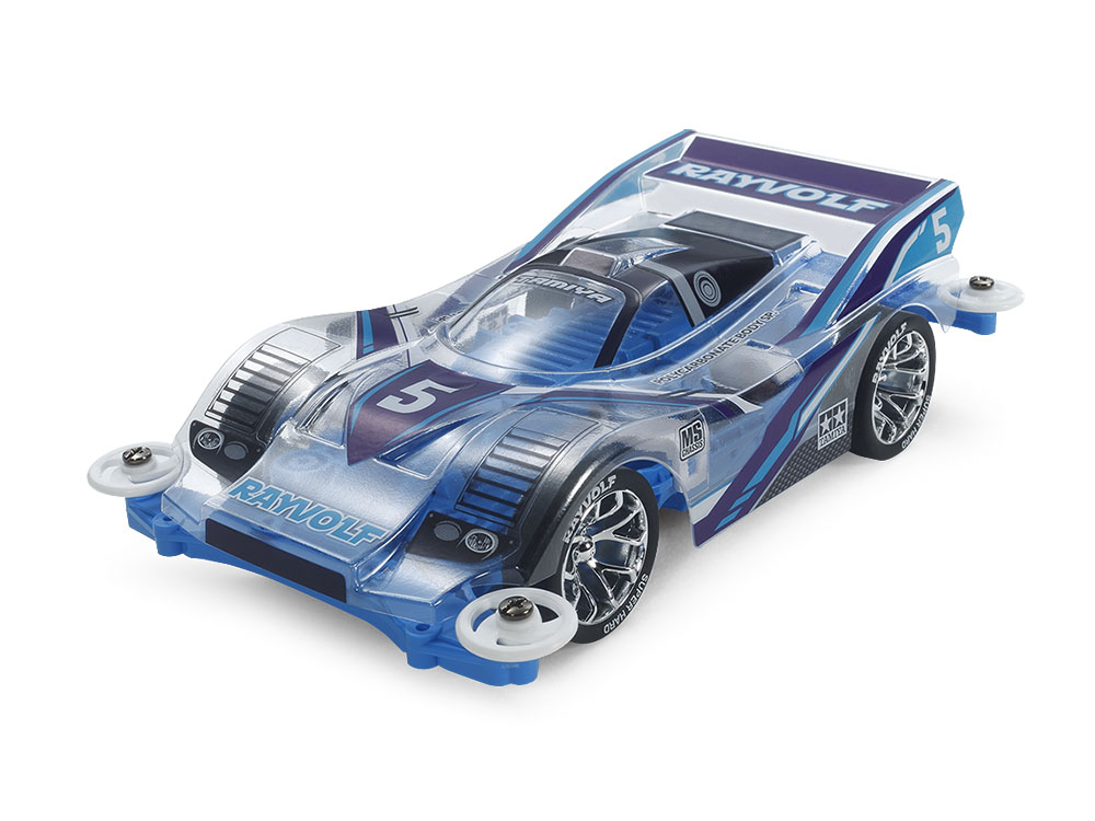 95572 TAMIYA Mini 4WD Rayvolf Polycarbonate Body Special (Light Blue) (MS Chassis)