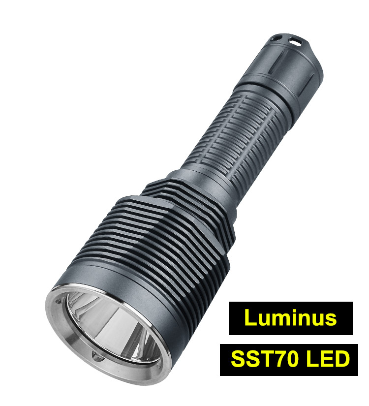 ไฟฉายแรงสูงขนาดกลาง Pioneman U8A Titanium หลอด SST70 , 4000 LM