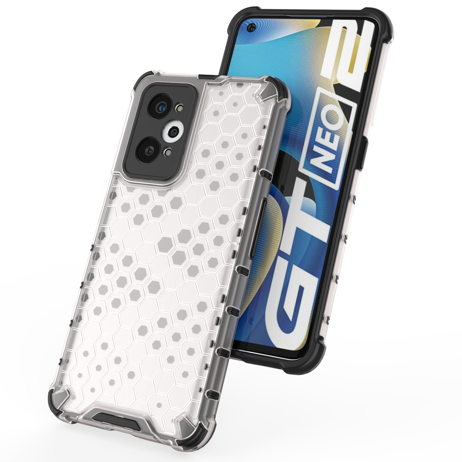 เคส realme GT Neo2 ลายรังผึ้งกันกระแทกได้