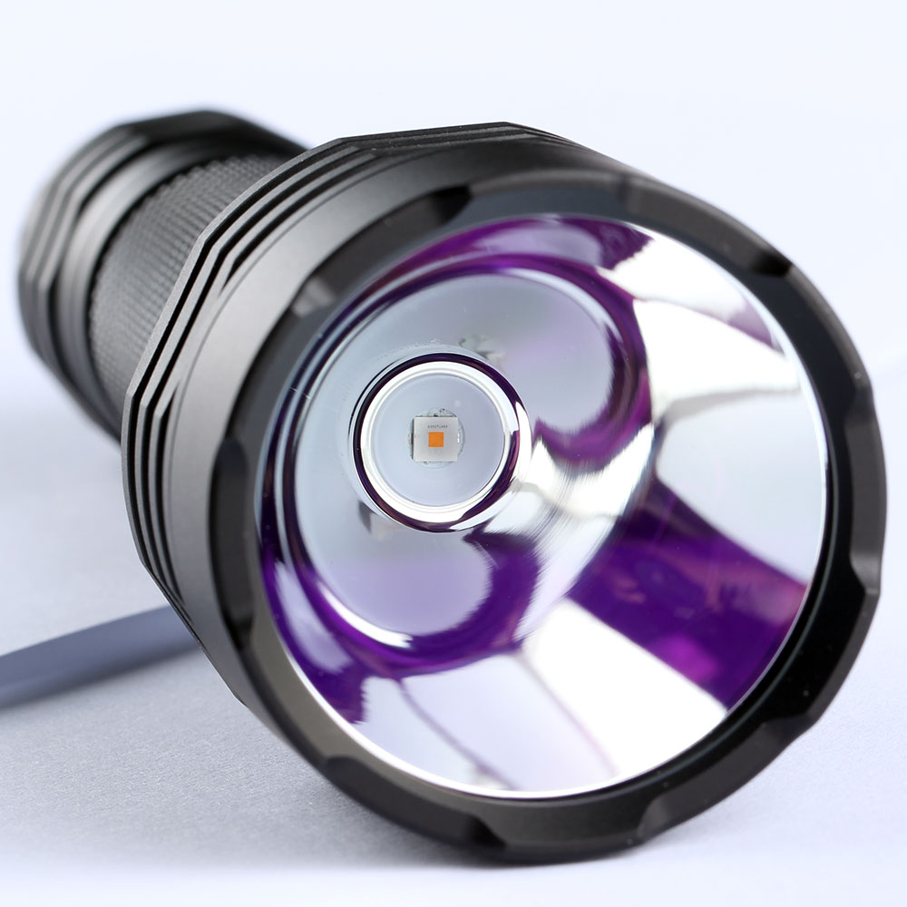 ไฟฉายแรงสูง Convoy C8+ Osram KY CSLNM1.FY Orange Yellow Light แสงสีส้ม ตัวเรือนสีบรอนซ์-เงิน