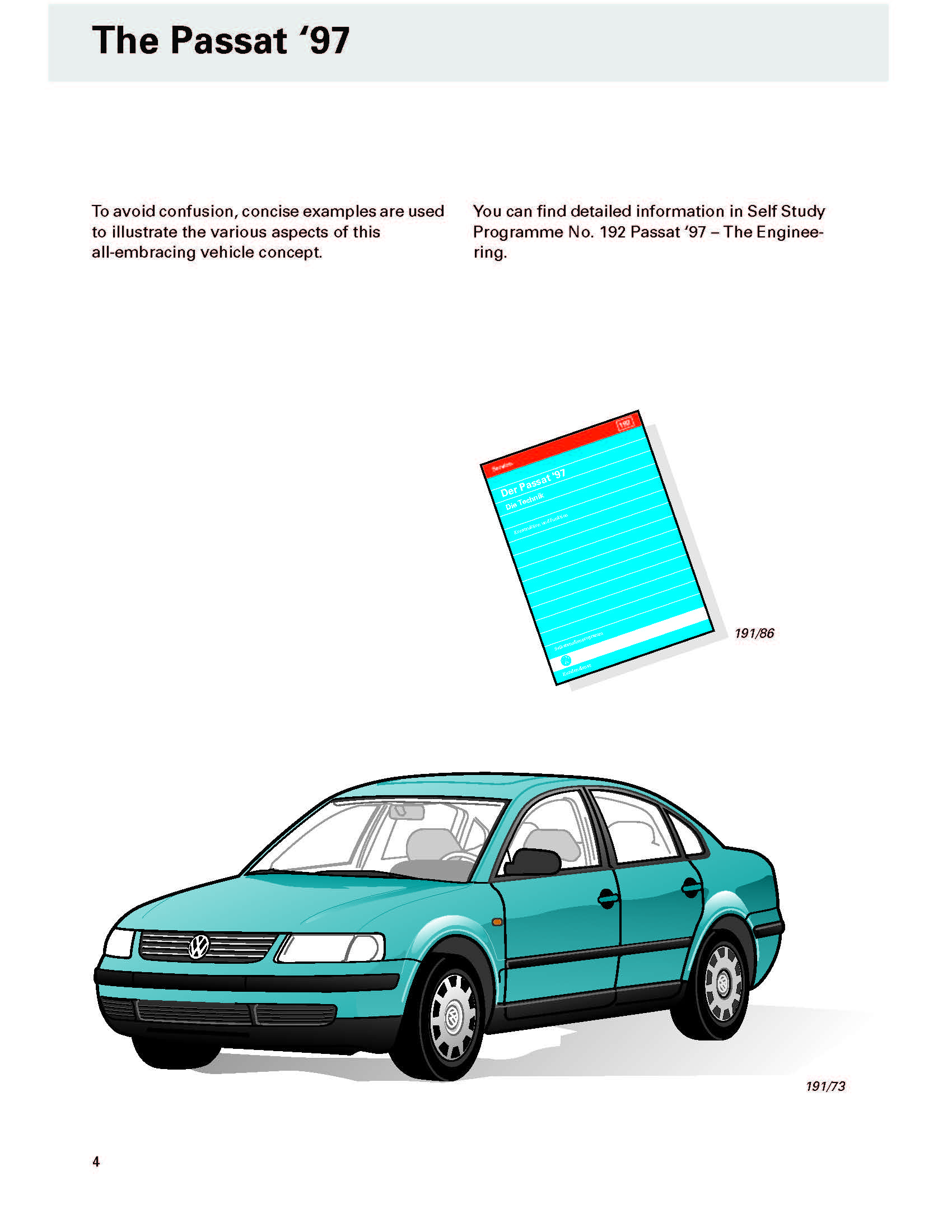 CD คู่มือซ่อมและ Wiring Diagram Volk Swagen Passat B5 ปี‘97