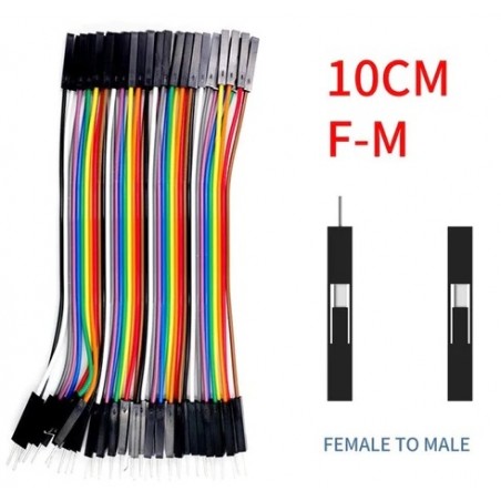 สายจั้มเปอร์ Jumper Female to Female 10 cm