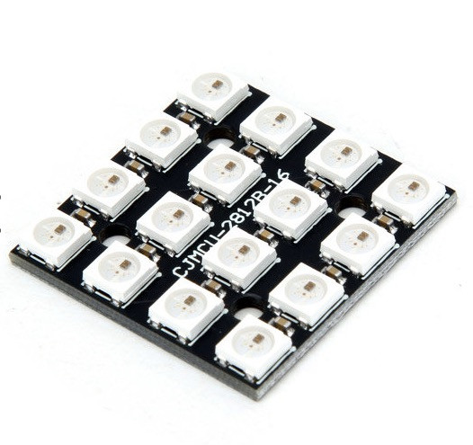 NeoPixels RGB แถบไฟ LED แบบตาราง Matrix สำหรับ Arduino