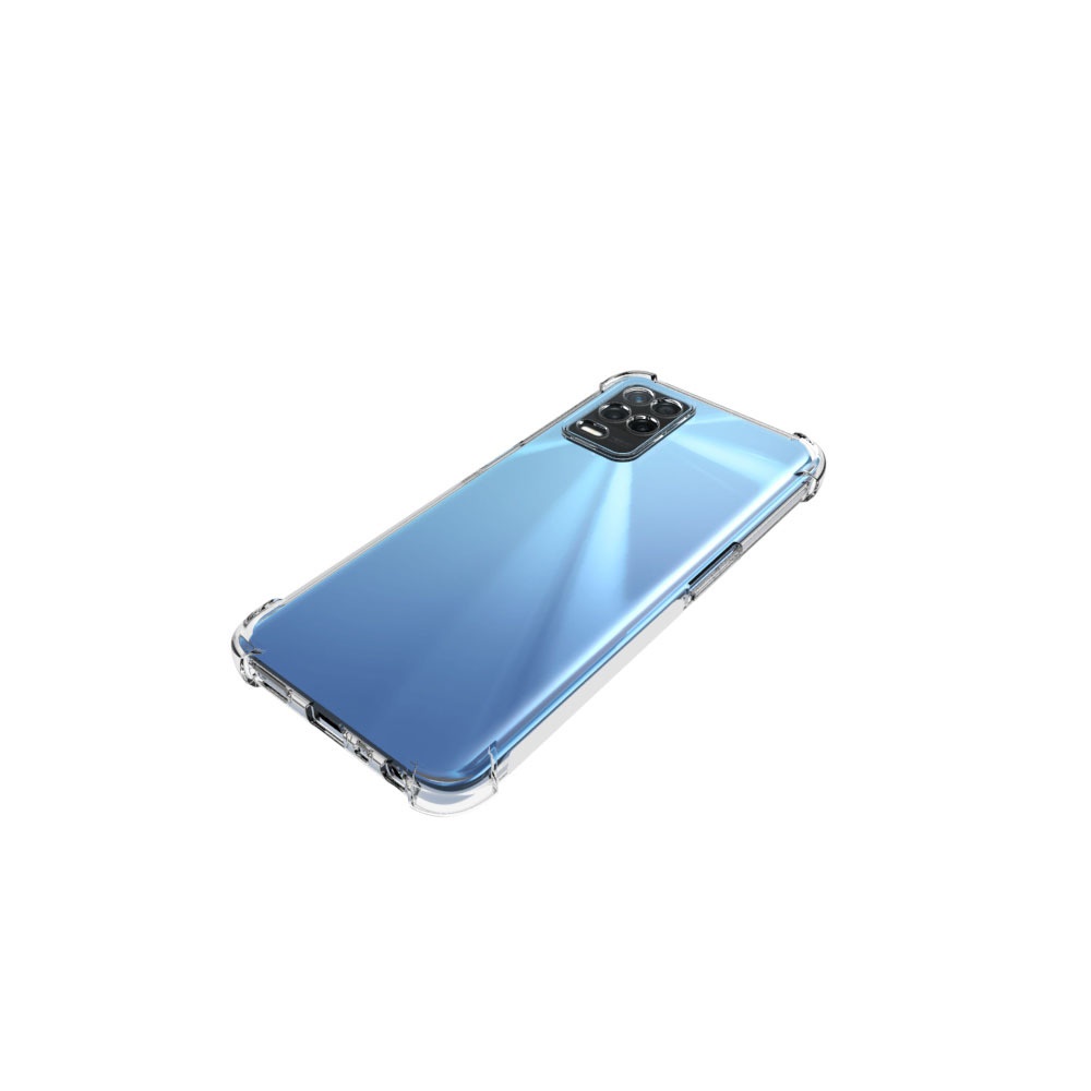 เคส Realme 8 5G แบบ TPU ใสเสริมขอบและมุมกันกระแทก