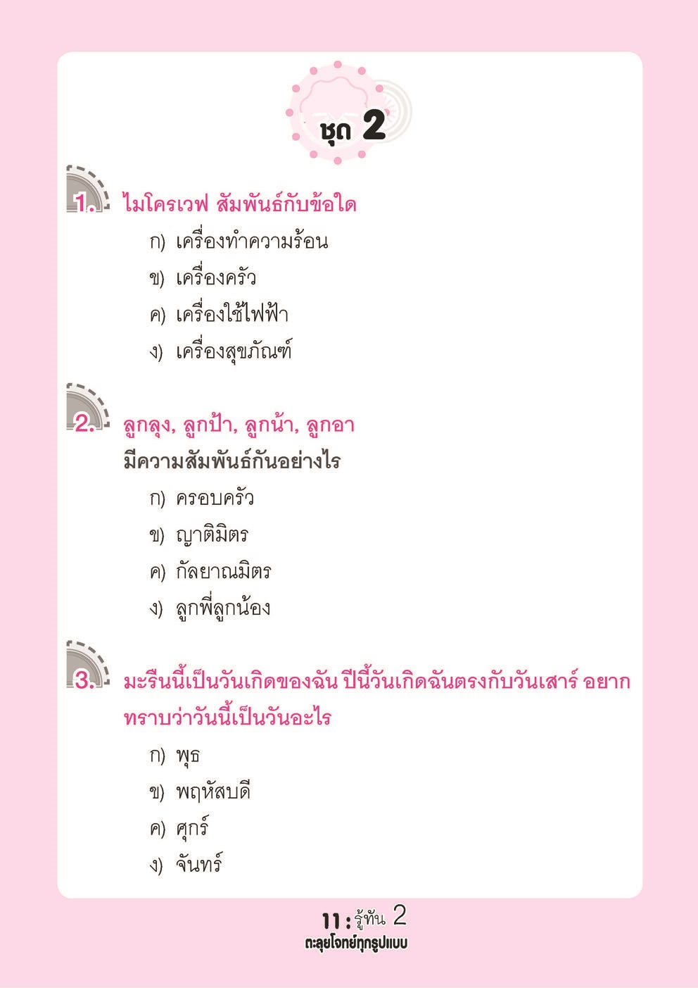 รู้ทัน 2 สอบเข้าสาธิต ป.1 ฉบับตะลุยโจทย์ทุกรูปแบบ