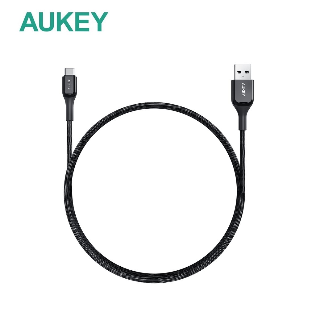 สายชาร์จ Type-C AUKEY CB-CD44 Nylon Cable USB-A to USB-C 200cm
