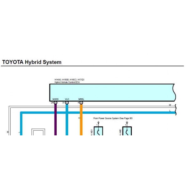 CD คู่มือ WIRING DIAGRAM TOYOTA PRIUS HYBRID ปี 2005 เครื่องยนต์ 1NZ-FXE