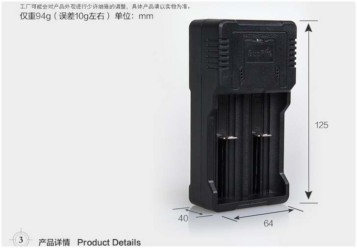 ไฟฉายพกพา ขนาดเล็กคุณภาพสูง Convoy S2+ Gray Luminus SST40 LED Up to 1800 LM
