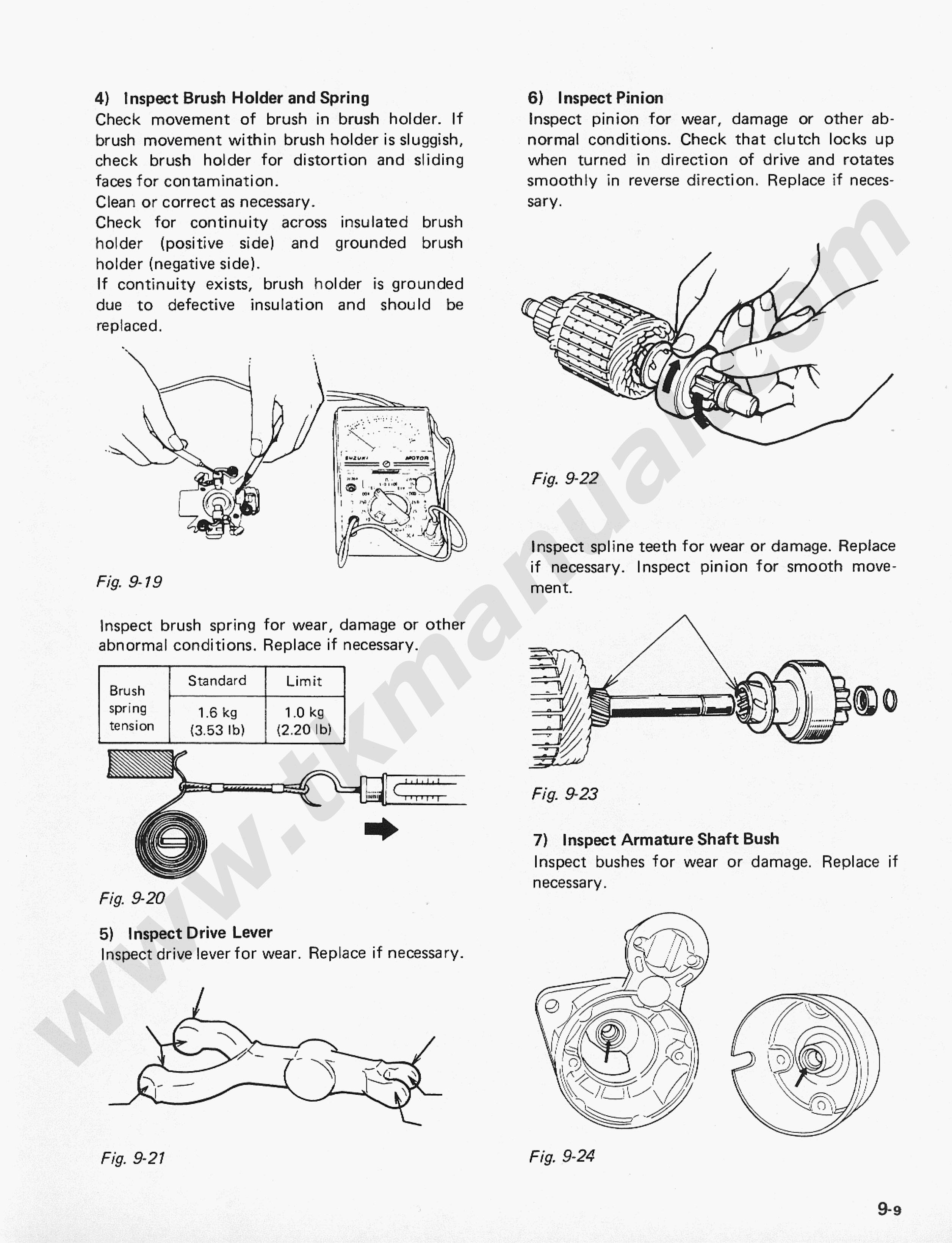 CD คู่มือการซ่อม และวงจรไฟฟ้าทั้งคัน SUZUKI CARIBIAN SJ413 (SJ50, SJ51) เครื่องยนต์คาบูเรอเตอร์
