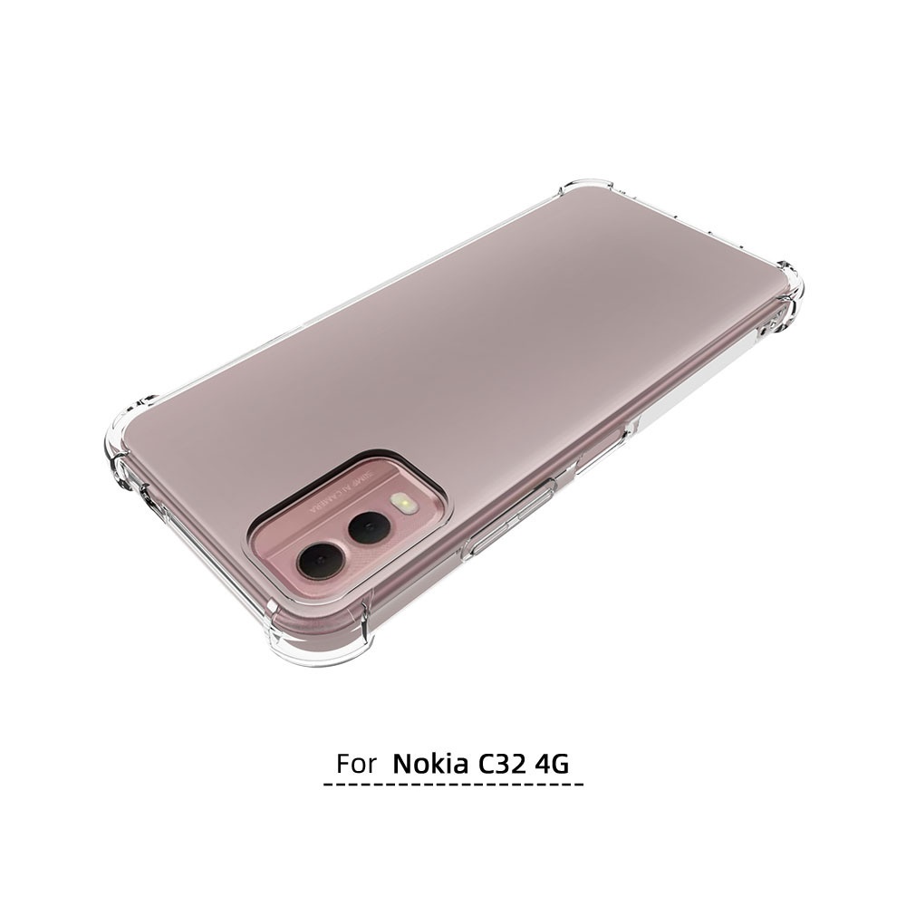 เคส Nokia C32 แบบ TPU ใสเสริมขอบและมุมกันกระแทก