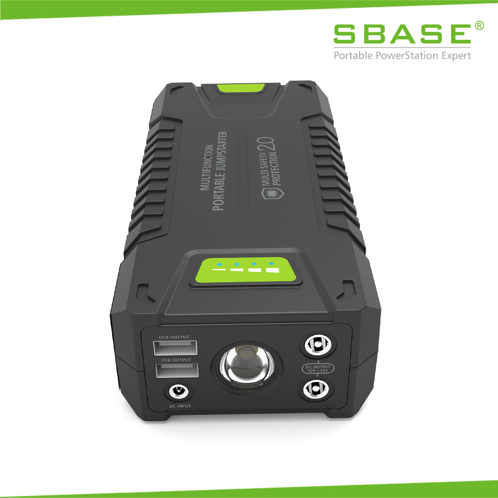 ที่ชาร์จแบตเตอรี่รถยนต์ฉุกเฉินขนาดใหญ่พิเศษ Jump starter คุณภาพสูง S-Base T242 / จั๊มสตาร์ท