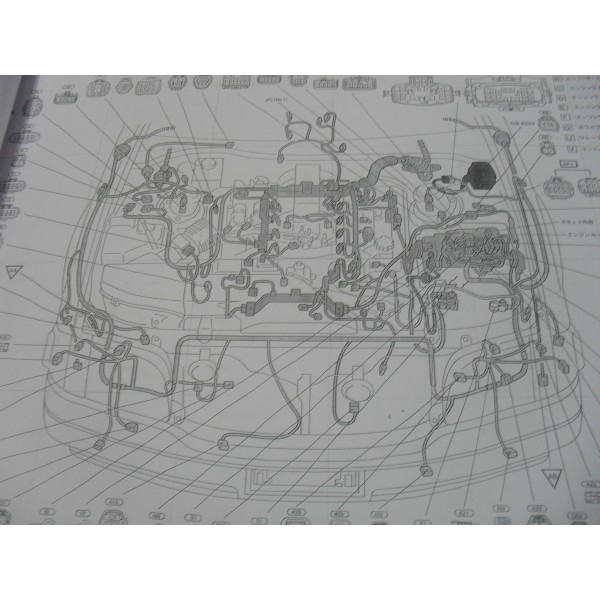 หนังสือ วงจรไฟฟ้า (wiring diagram) รถยนต์ Toyota Crown Majesta เครื่องยนต์ 1UZ-FE ปั้มน้ำธรรมดา ก่อนปี 1997 (JP)