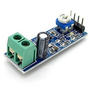 LM386 Mono Single Channel Audio Amplifier Module (High Gain)