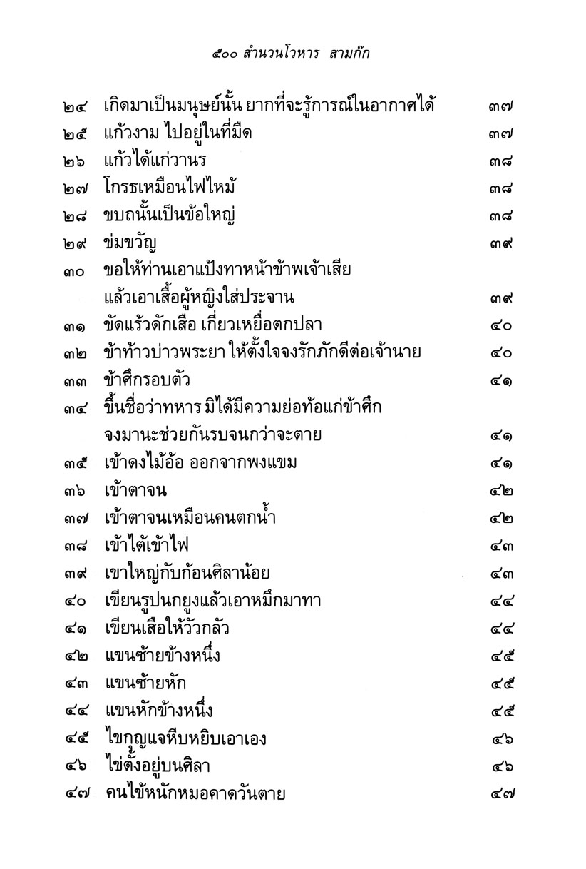 500 สำนวนโวหาร สามก๊ก โดย พ.ศ.พัฒนา