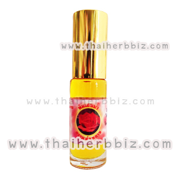 พิมเสนน้ำแม่กุหลาบ (สีเหลือง เล็ก) ลูกกลิ้ง