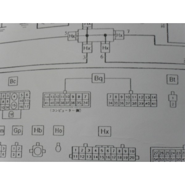 หนังสือ Wiring Diagram รถยนต์ DAIHATSU MOVE ทั้งคัน โฉมปี 1995 (เครื่องยนต์รุ่น EF-ZL) (JP)