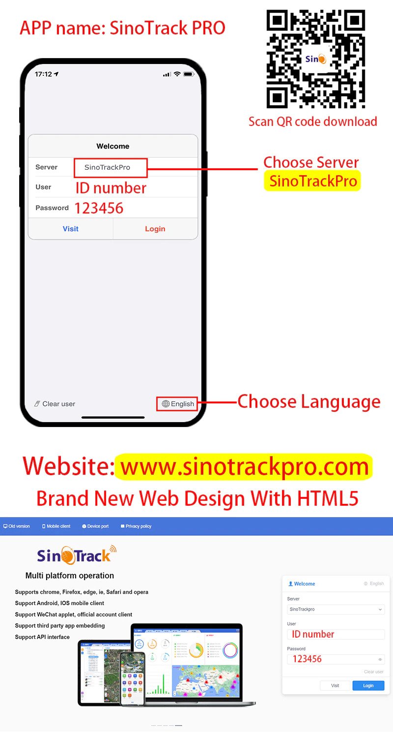 GPS Sinotrack ST-901A+ รุ่นใหม่ คุณภาพสูง พร้อม app และ web ที่ใช้งานได้เป็นอย่างดี