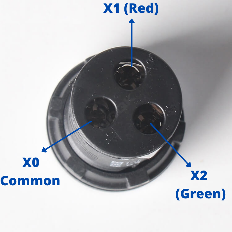 AD16-22SS Dual Color LED Pilot Lamp สองสี แดง-เขียว 22mm