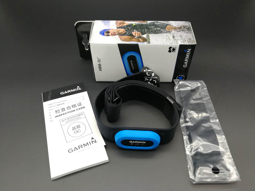 สายรัดหน้าอกวัดชีพจร Garmin Premium Heart rate Tri