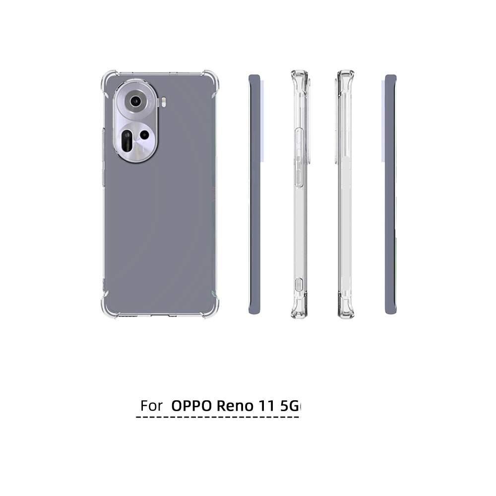 เคส OPPO Reno11 5G แบบ TPU ใสเสริมขอบและมุมกันกระแทก