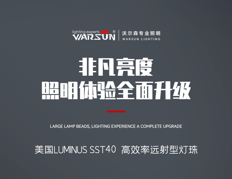 ไฟฉายแรงสูงขนาดกลาง แสงสว่าง ขนาดกระชับมือ Warsun Black หลอด Luminus SST-20 รวมแบตเตอรี่ 21700 1 ก้อน กับที่ชาร์จ USB