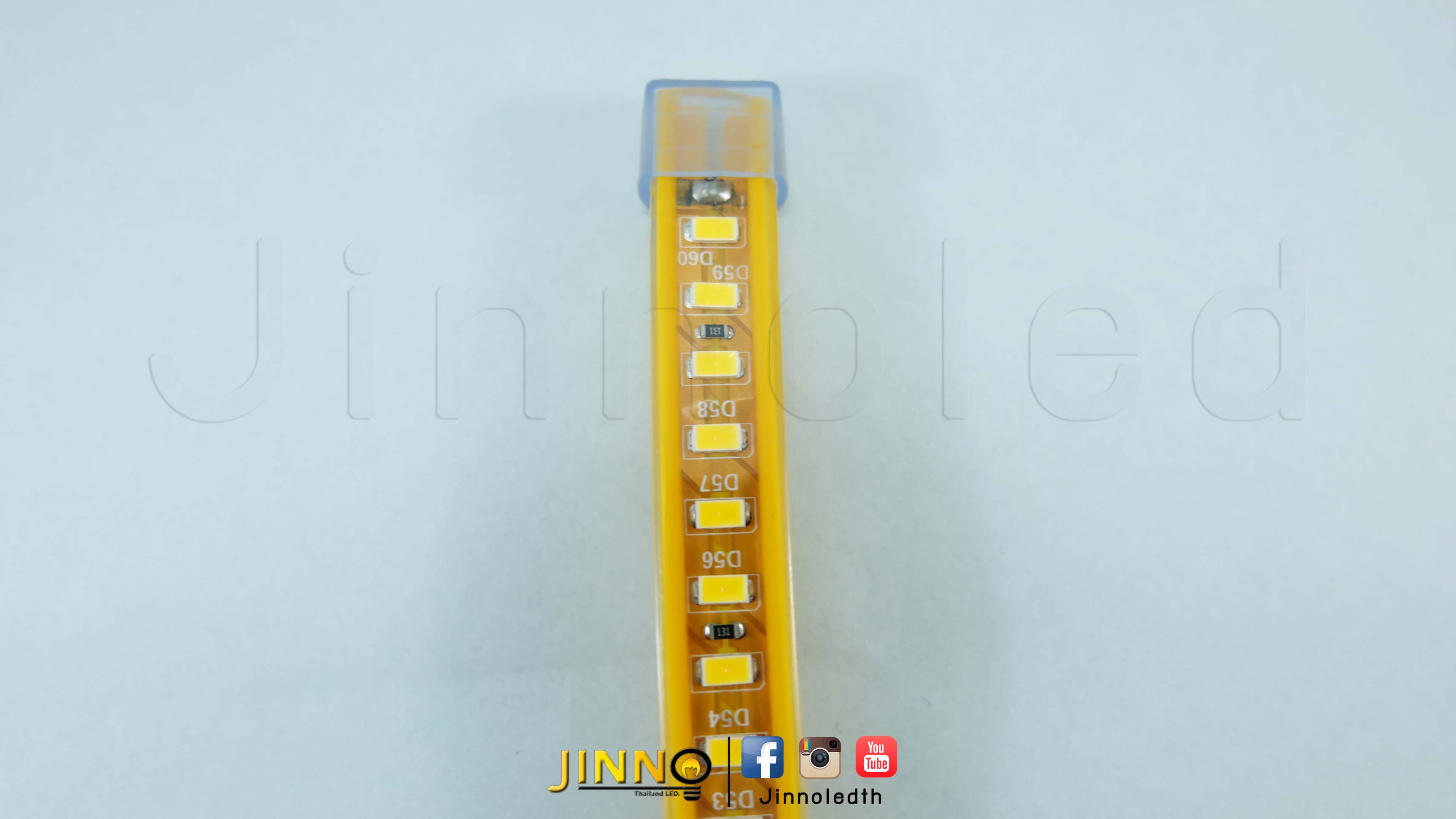 ไฟสายยาง 220v รุ่น 5630 120led รุ่น Colour wire