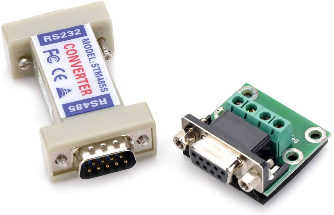 ตัวแปลง DB9 RS-232 เป็น RS-485 Terminal 4 ช่อง Passive Adapter Converter