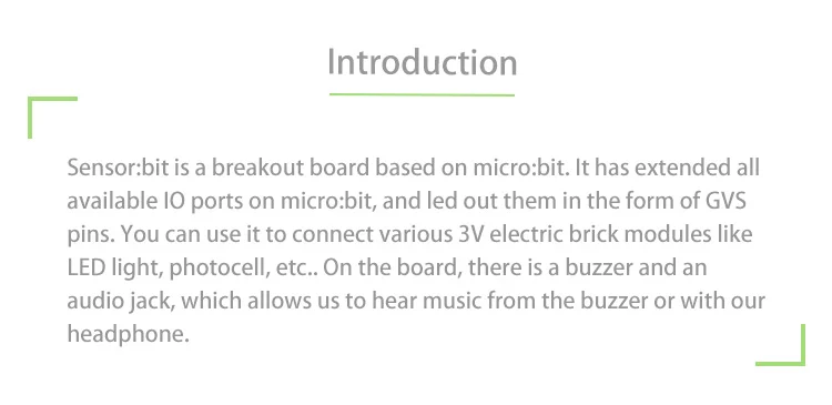 ElecFreaks sensor:bit for micro:bit (sensorbit)