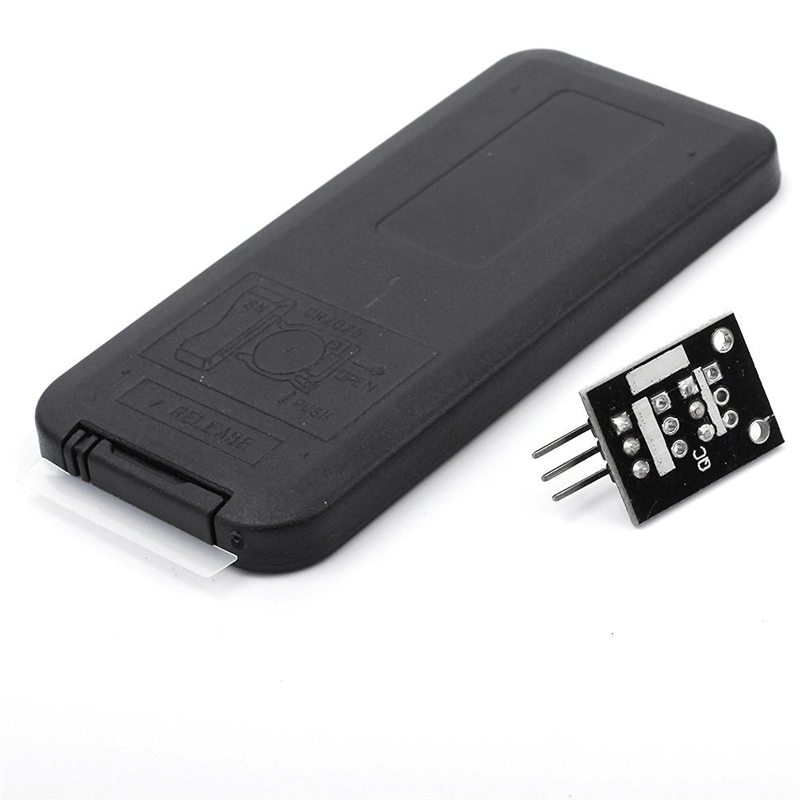 Infrared Remote Control Kit for Arduino ชุดรีโมดควบคุมอินฟาเรด (ดำ)