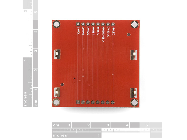 Nokia 5110 Monochrome 84x48 pixel LCD for Arduino