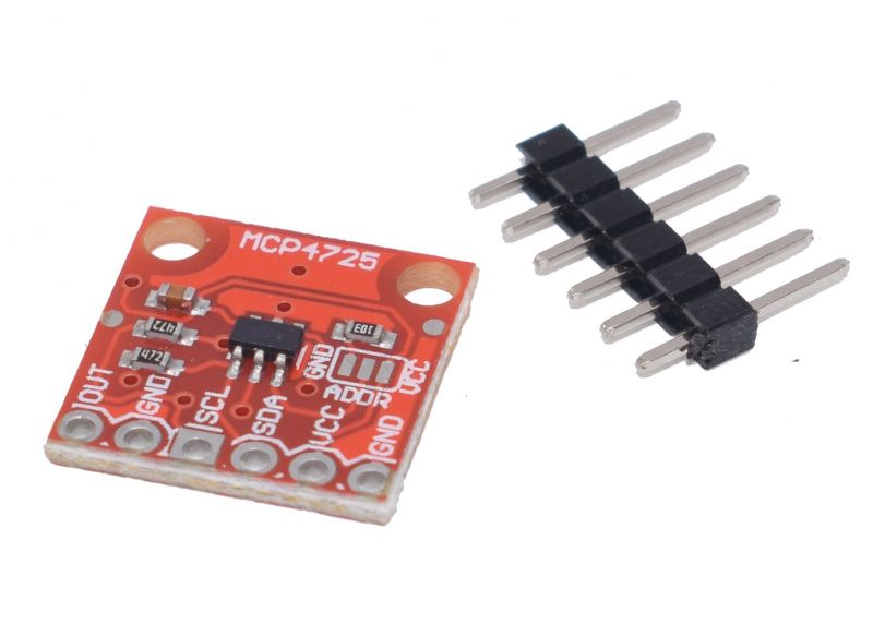 GY-4725 I2C DAC Breakout MCP4725 12-bit Digital-to-Analog Conversion Module โมดูลแปลงสัญญาณดิจิตอลเป็นอนาล็อก