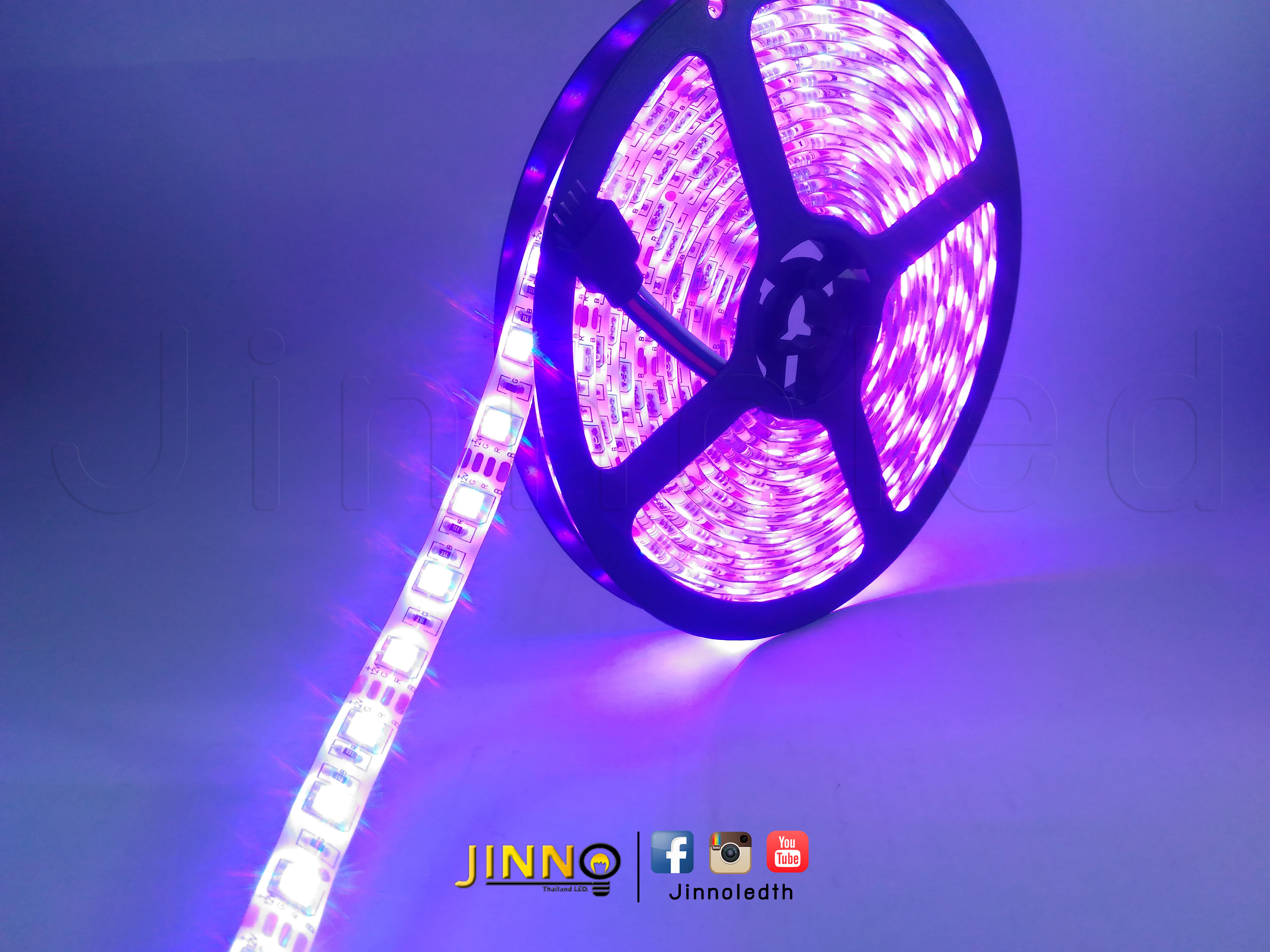 ไฟริบบิ้น 12v รุ่น 5050 IP65 : แบบกันน้ำ