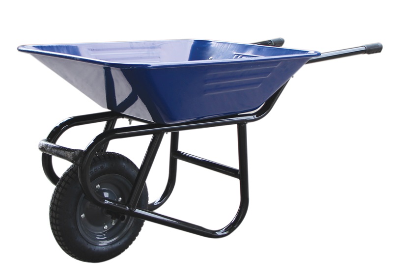 รถเข็นปูนสีน้ำเงิน-ล้อเดี่ยว