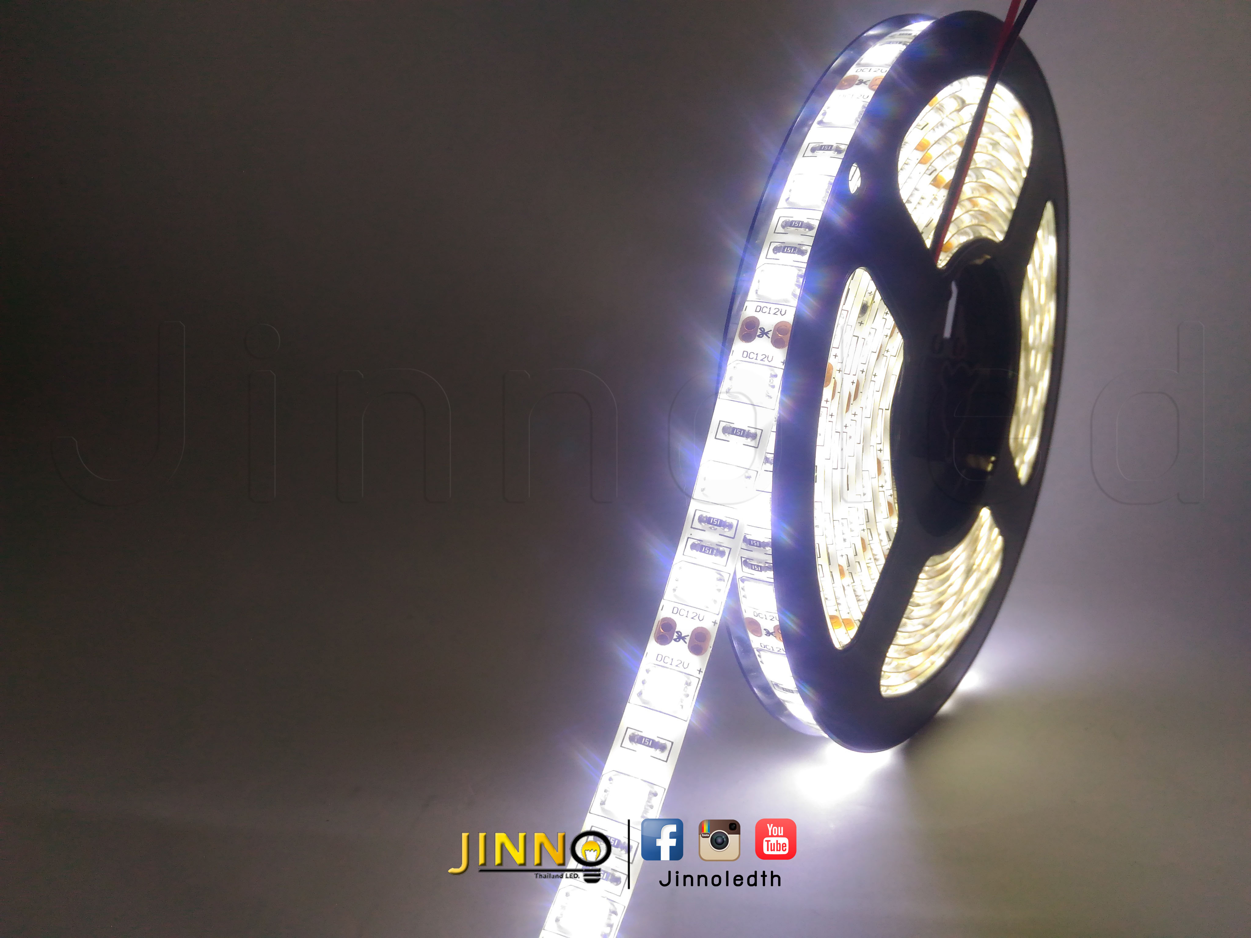 ไฟริบบิ้น 12v รุ่น 5050 IP65 : แบบกันน้ำ