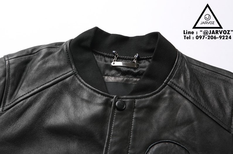 แจ็คเก็ตหนังแกะแท้ รุ่น Handsome Black Jacket - Sheep leather