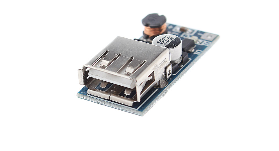 DC-DC 0.9V-5V to 5V 600mA USB DC Boost Step-up Power Supply Module